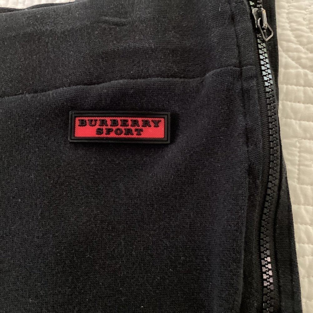 Burberry Sport Black Size Zipper Leggins Size L - Picture 5 of 10
